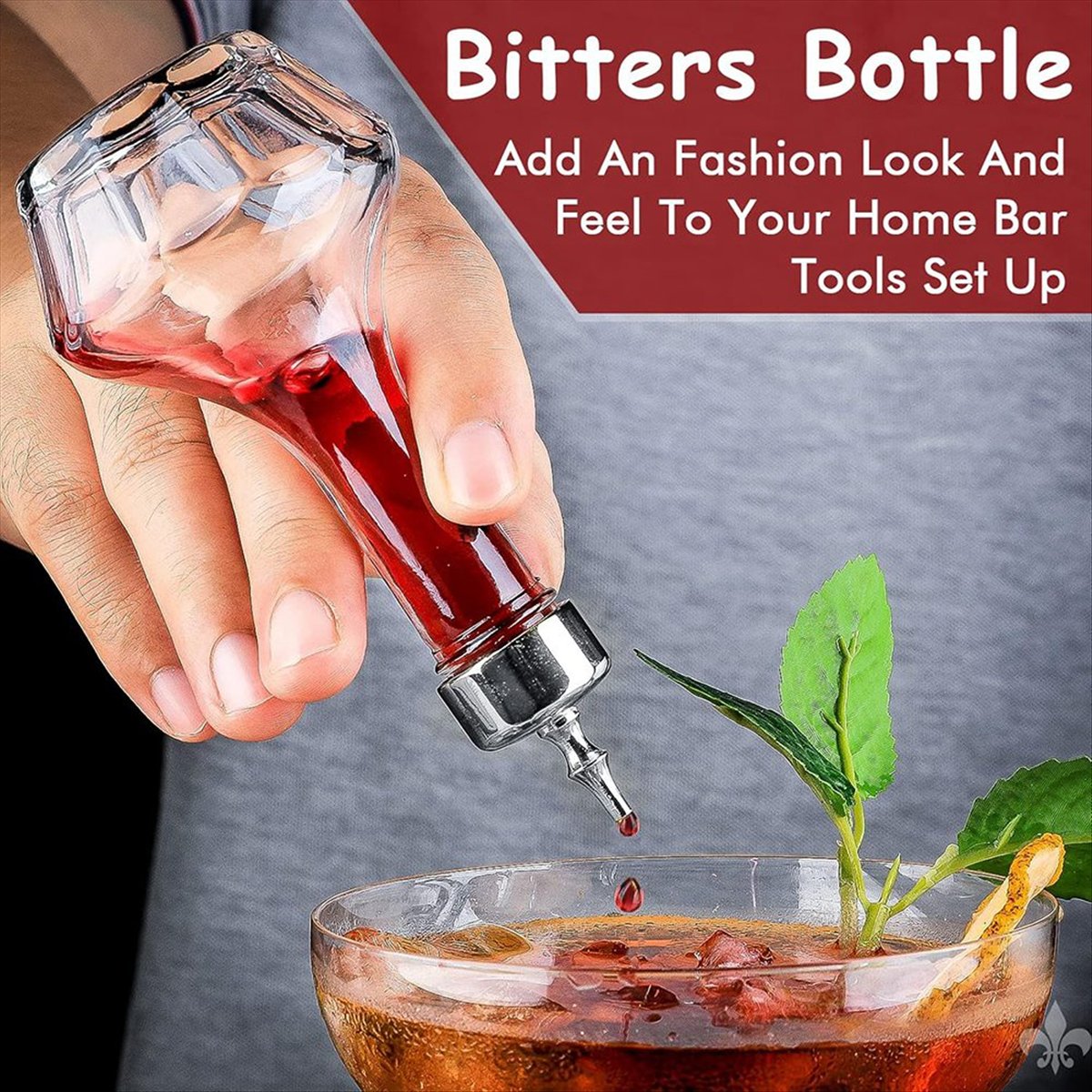 Bitters Bottle Set - Conjunto de 6 Garrafas de Bitters