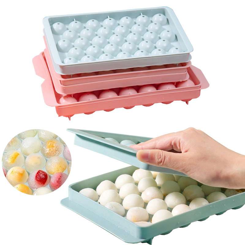 Ice Mold Sphere - Bandeja redonda de cubos de gelo,