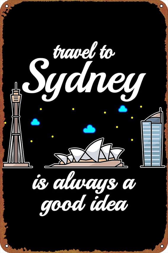 Home Bar Sydney - Pôster de Viagem para Sydney, Placas