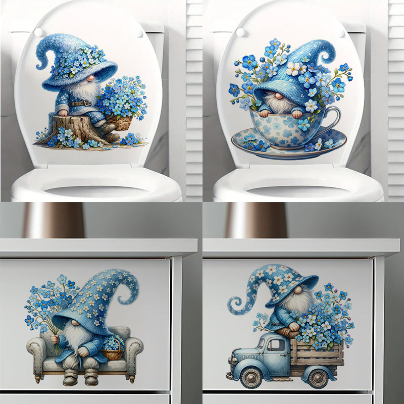 Home Bargains - KT322 # Adesivos de banheiro gnome