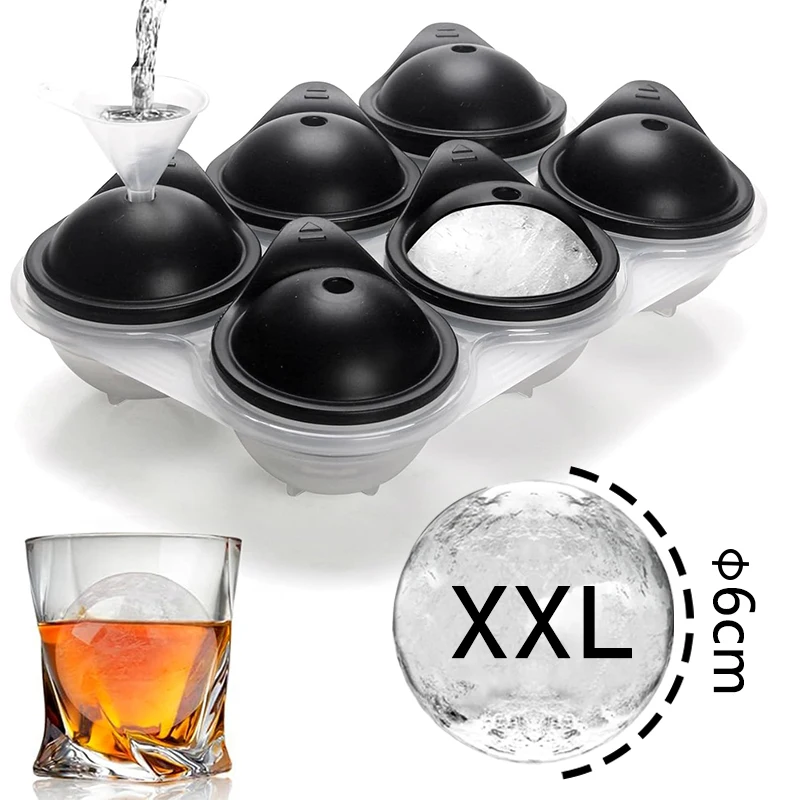 Ice Mold Sphere - Bandeja grande de cubos de gelo