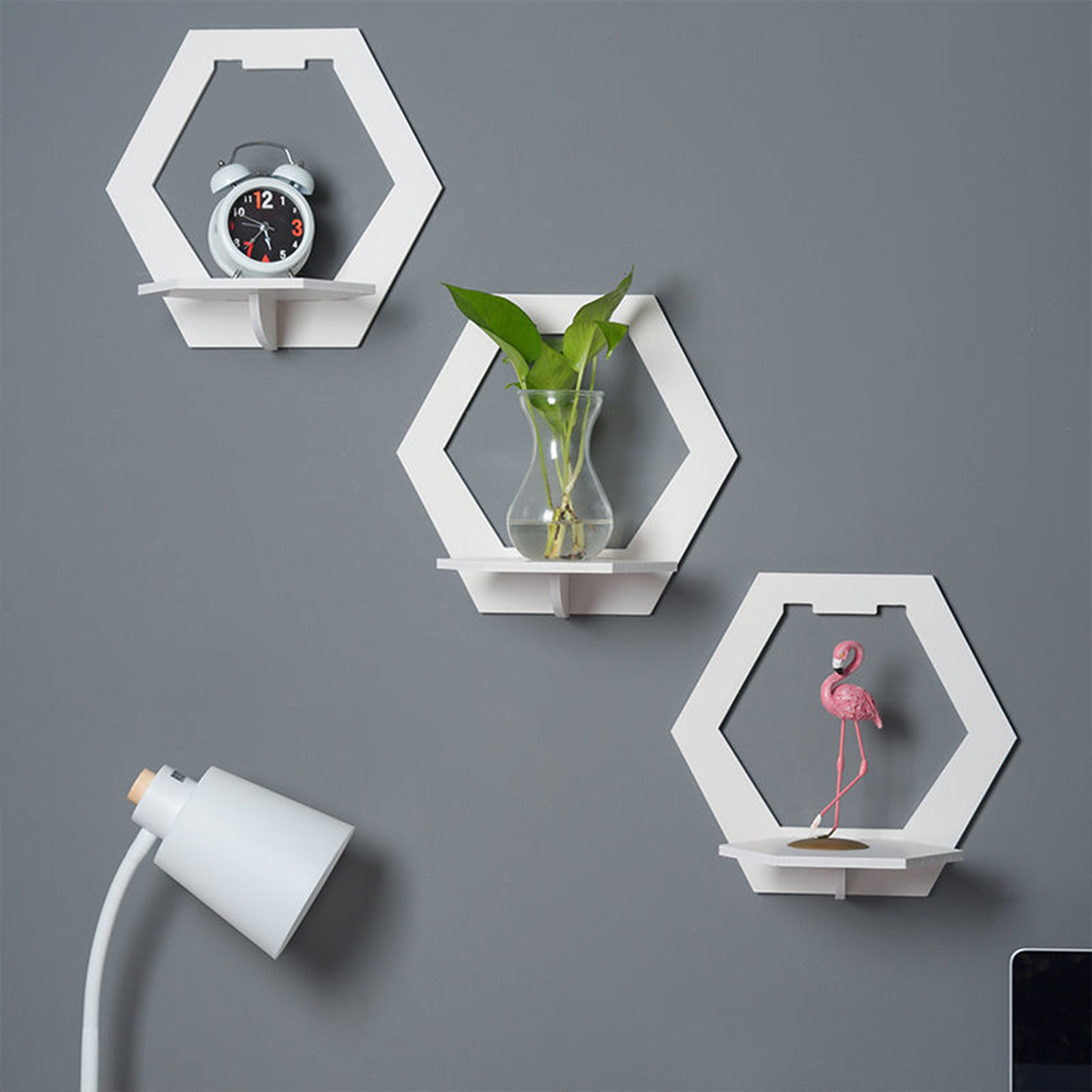 Home Bar Shelf - 3 pçs organizador de parede conjunto