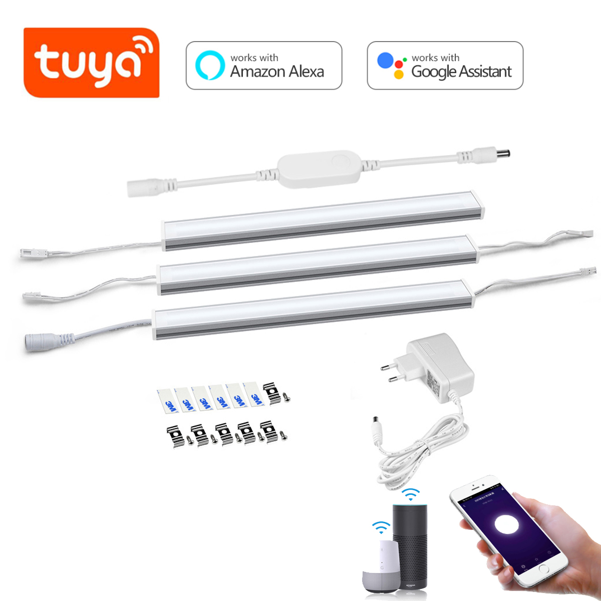 Home Bargains - Inteligente tuya wifi barra de alumínio