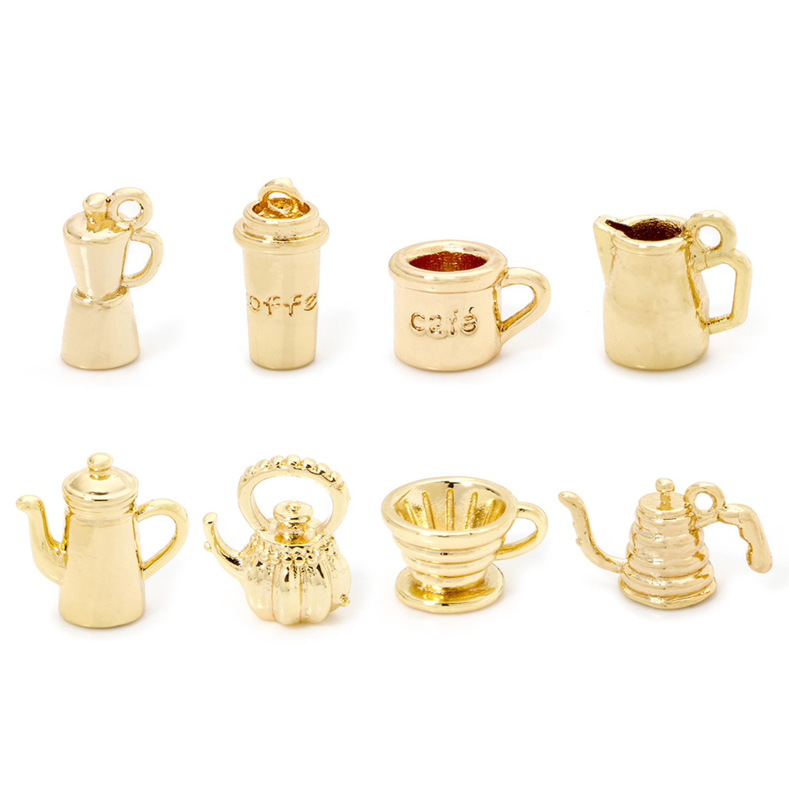 Citrus Juicer Bar - 2/5 peças encantos de bronze 18k