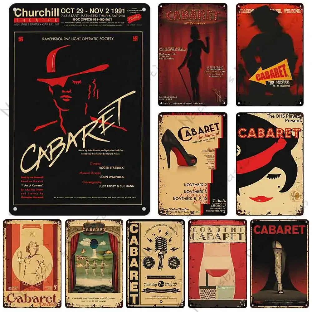 Home Bar And Theater - Placa de Metal Vintage de Alta