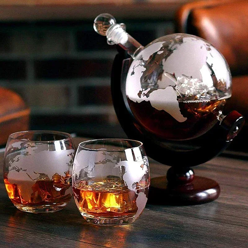 Decanter Globe Set - Decantador De Globo Criativo Conjunto Com