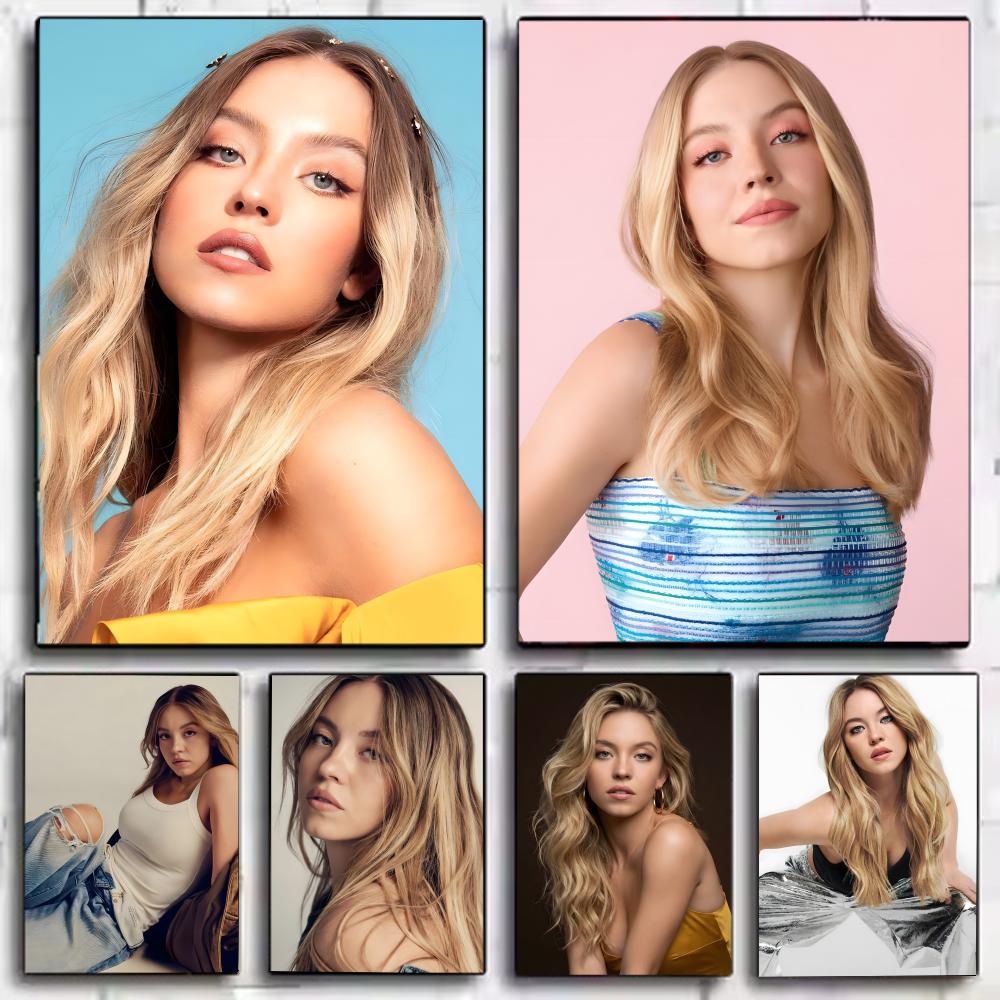 Home Bar Sydney - Pôster do ator S-Sydney Sweeney, impressão