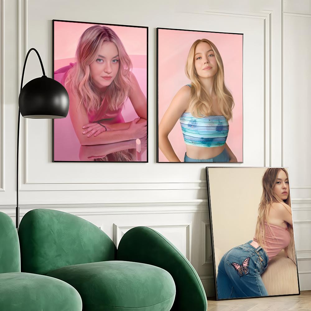 Home Bar Sydney - Pôster Sydney S-Sweeney à prova d'água,