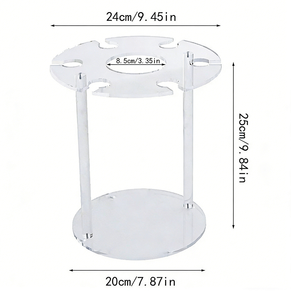 Home Bar Stand - Suporte Transparente para Taças de Vinho
