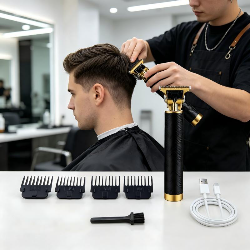 Home Barbershop - Aparador de Cabelo Sem Fio Texturizado