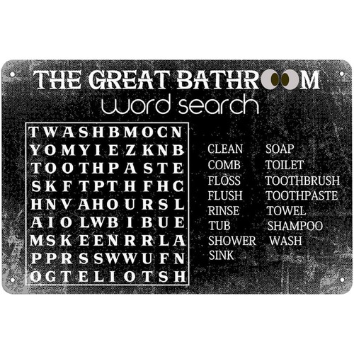 Home Bar Word - Placa de Metal Decorativa para Parede