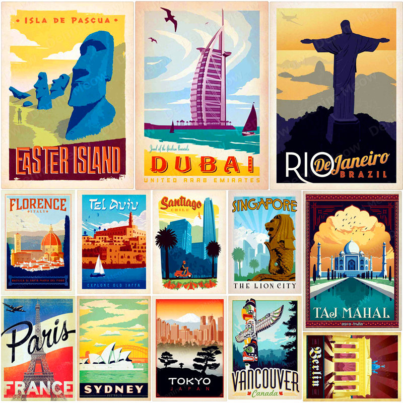Home Bar Sydney - Metal Viagem Cidades Paisagem Cartaz, Singapura,
