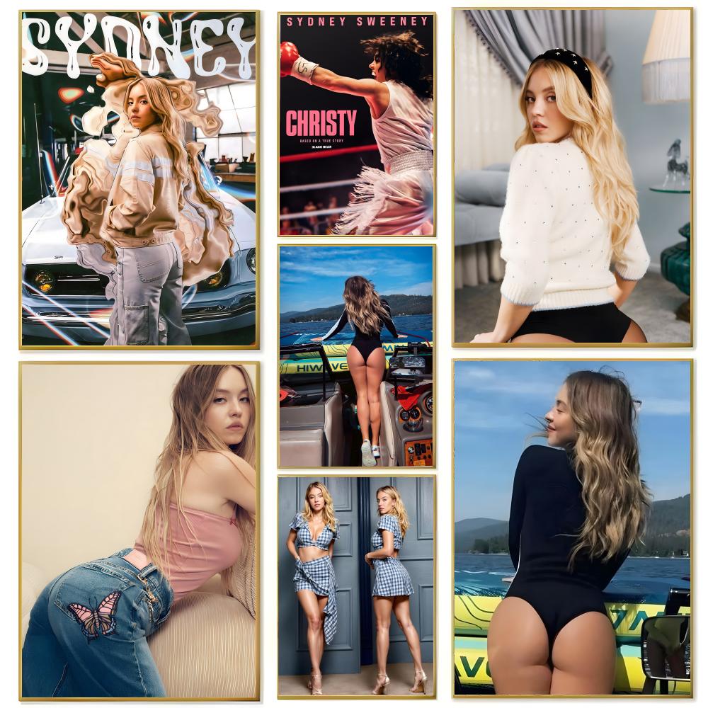Home Bar Sydney - Pôster de atriz S-sydney S-sweeney, impressão