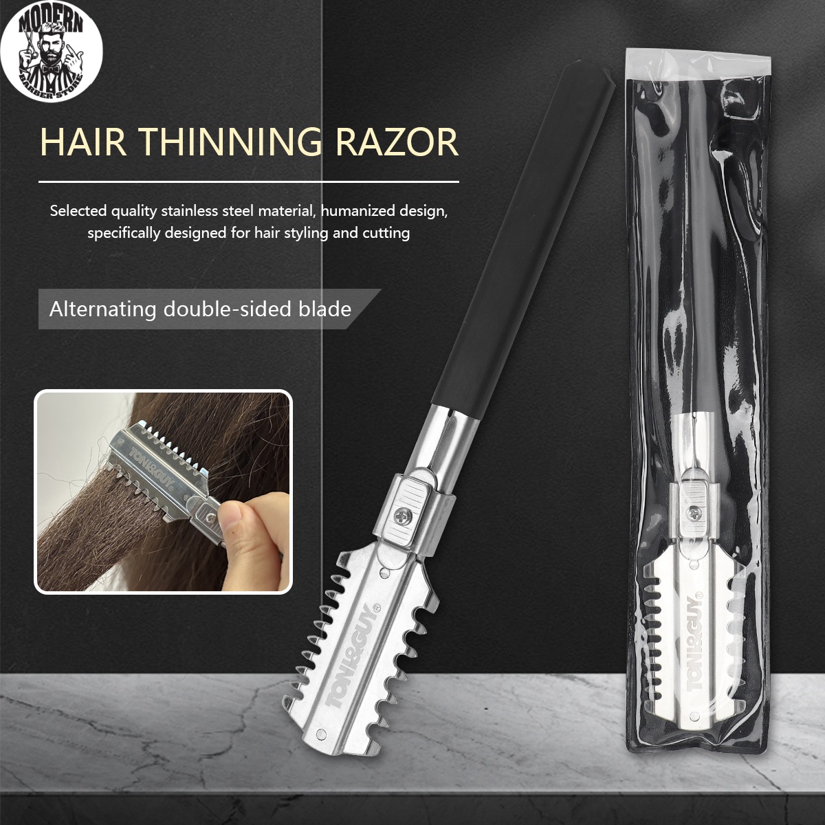 Home Barbershop - Navalha de Barbear de Dupla Lâmina