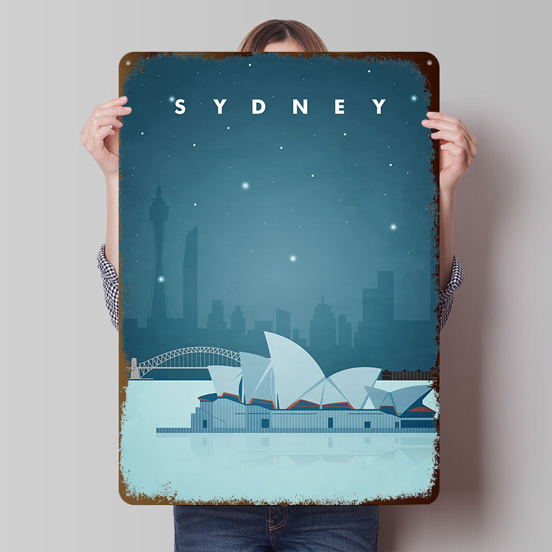 Home Bar Sydney - Pôster de Viagem de Sydney, Placas