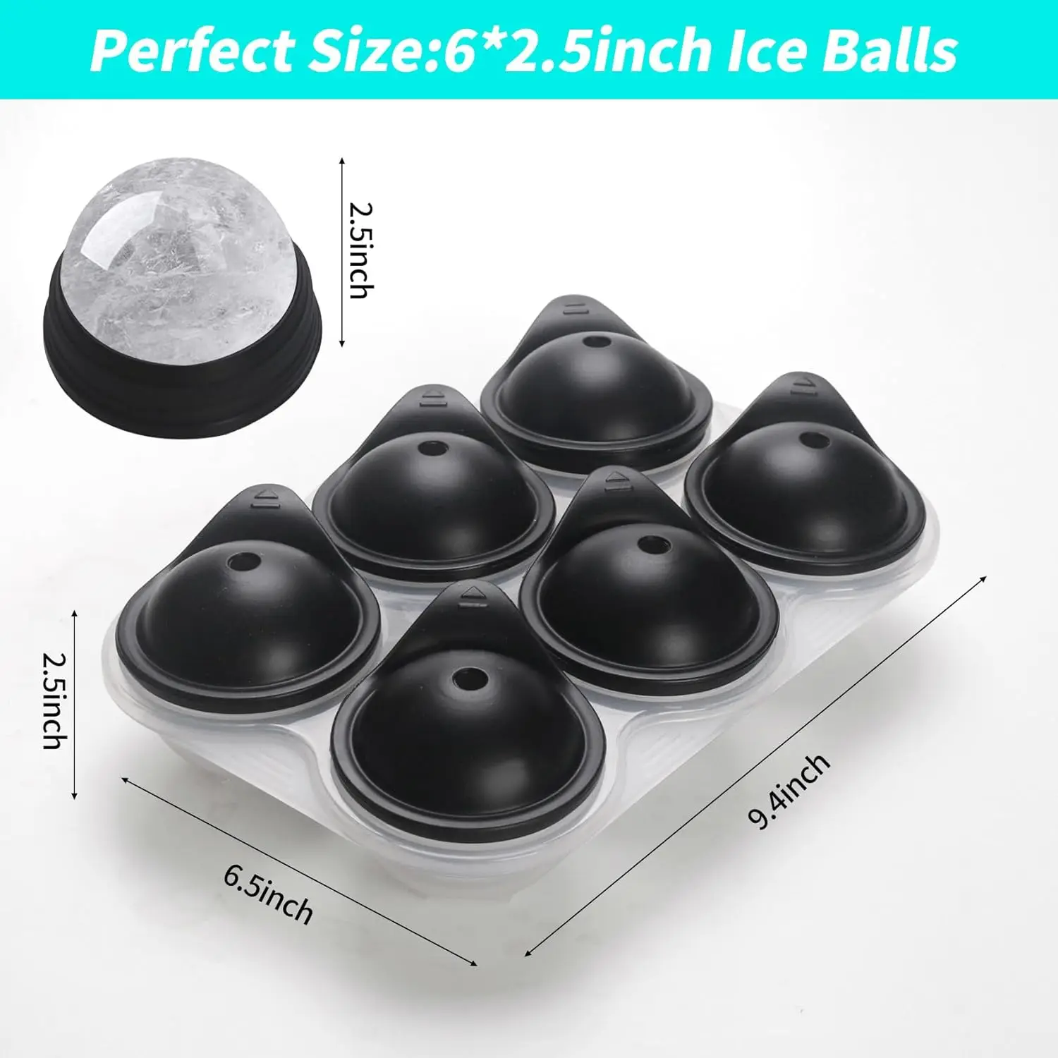 Bandeja grande de cubos de gel - Ice Mold Sphere avaliação e preço