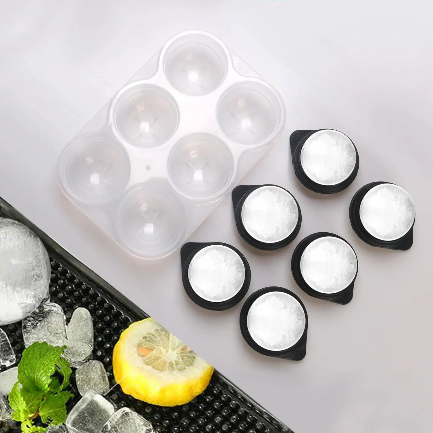 Bandeja grande de cubos de gel - Ice Mold Sphere avaliação e preço