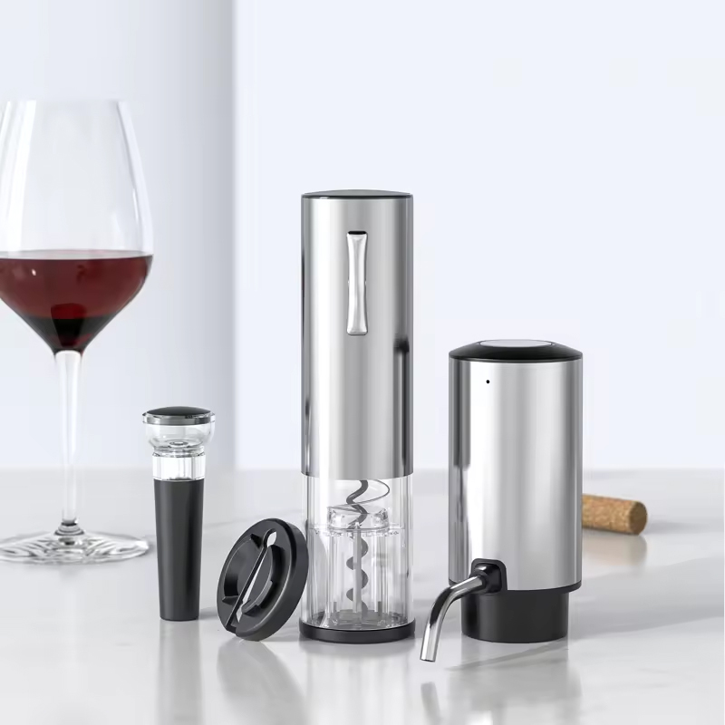 Conjunto Abridor de Vinho Elét - Home Bar Set avaliação e preço