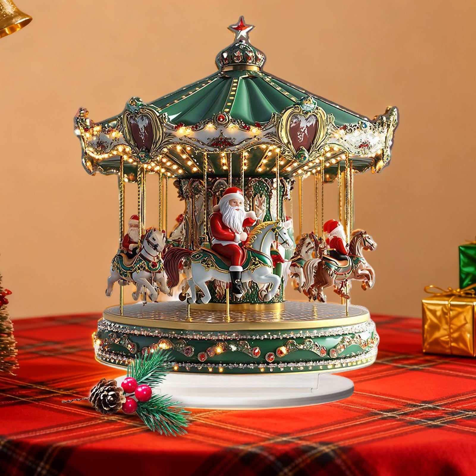 Carrossel de natal acrílico 2d - Home Bar Shelf avaliação e preço