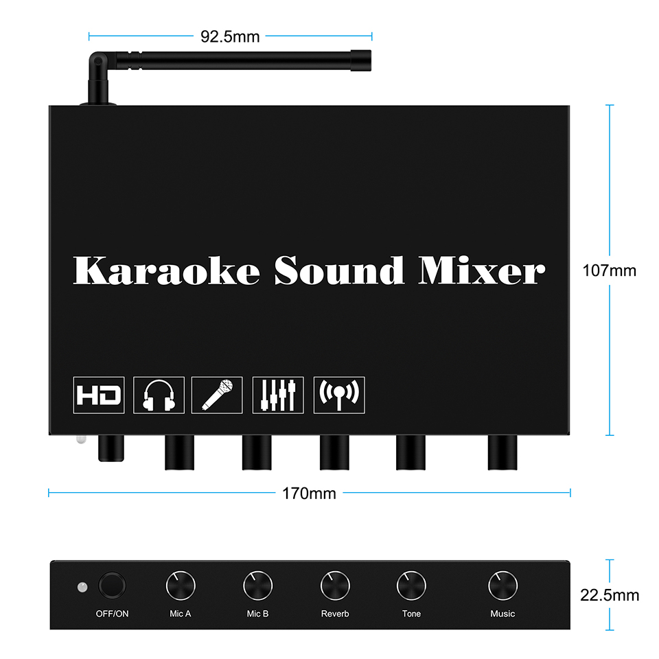 Hdmi karaokê player mixer home - Home Bar And Theater avaliação e preço