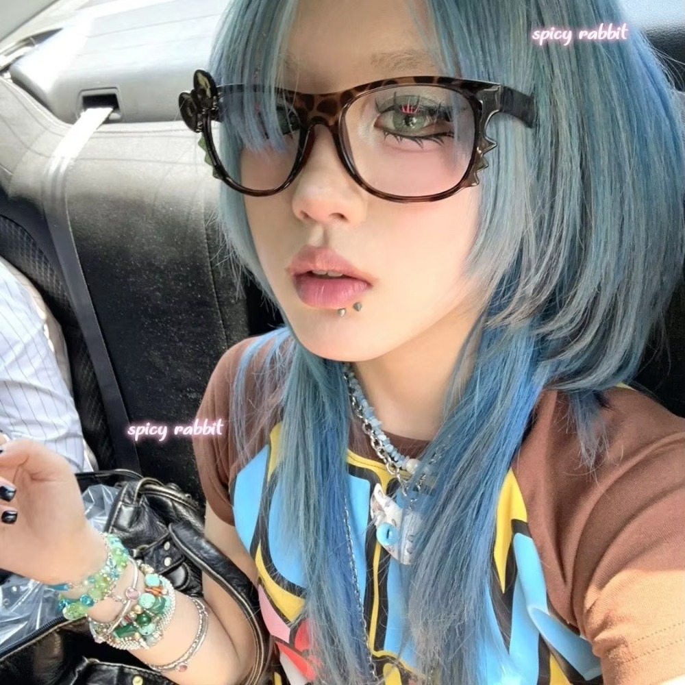 Óculos kawaii retrô anime ktey - Old Fashioned Glass avaliação e preço