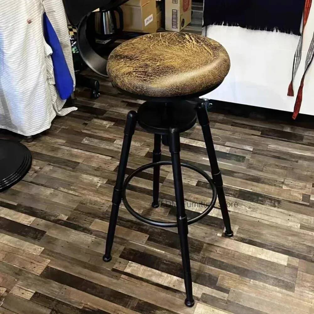 Cadeira de Bar Retrô em Ferro, - Home Bar Seating avaliação e preço