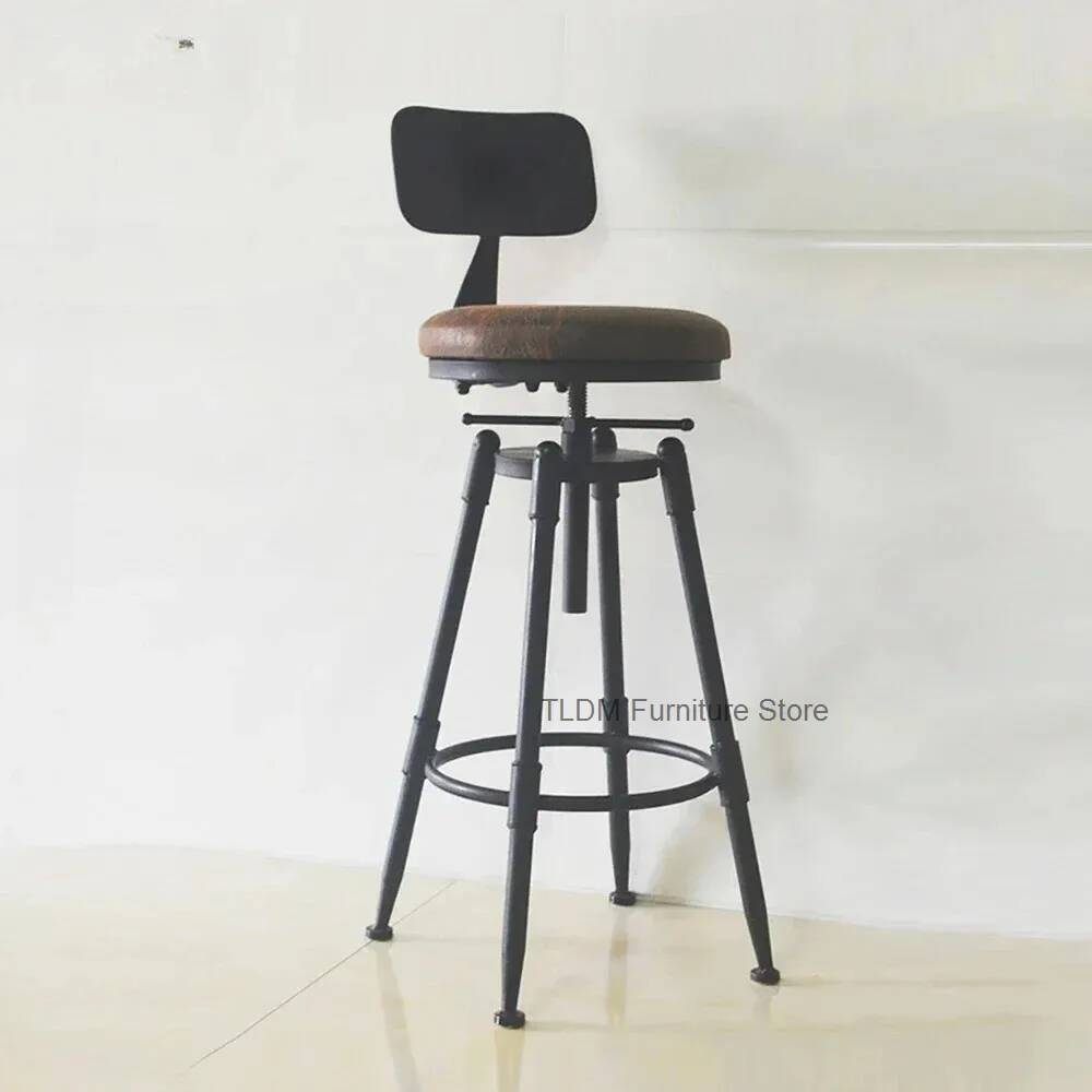 Cadeira de Bar Retrô em Ferro, - Home Bar Seating avaliação e preço