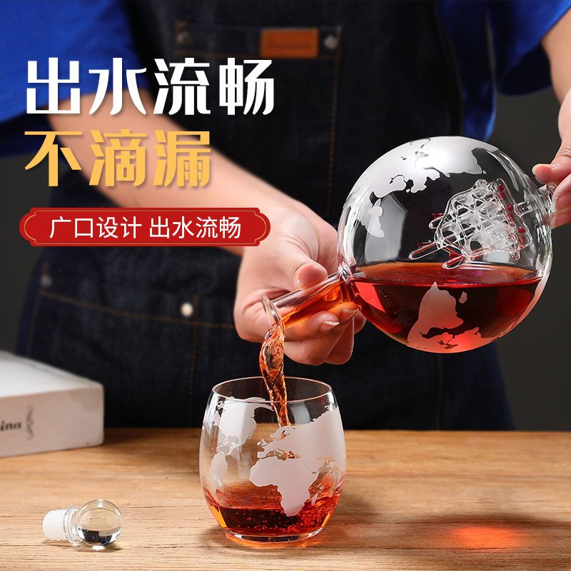 Globo espumante garrafa de vid - Decanter Globe Set avaliação e preço