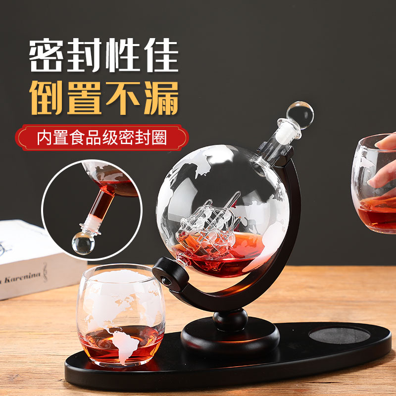 Globo espumante garrafa de vid - Decanter Globe Set avaliação e preço