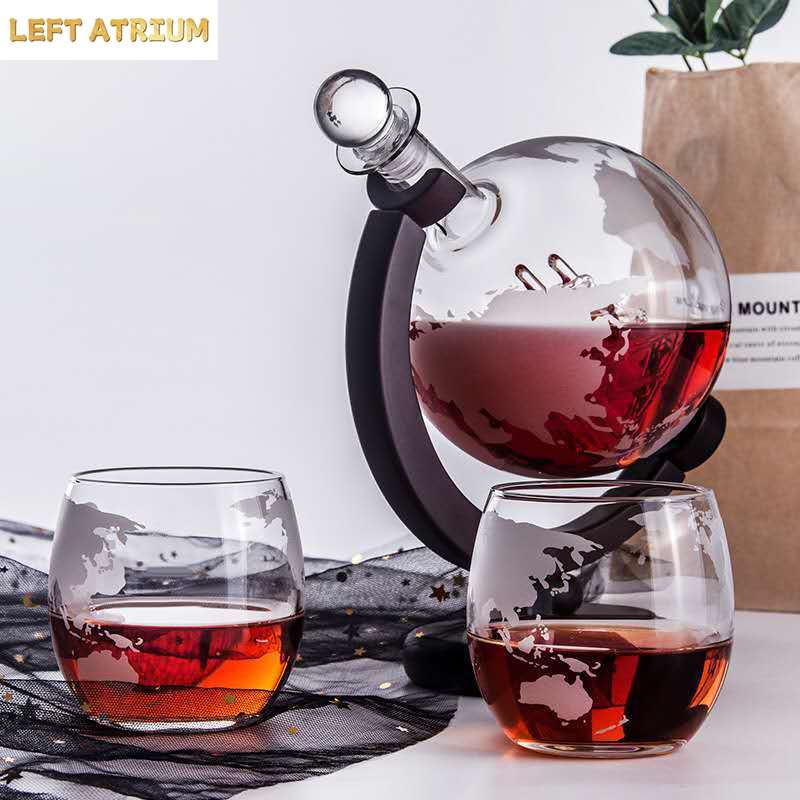 Decantador em forma de globo d - Decanter Globe Set avaliação e preço