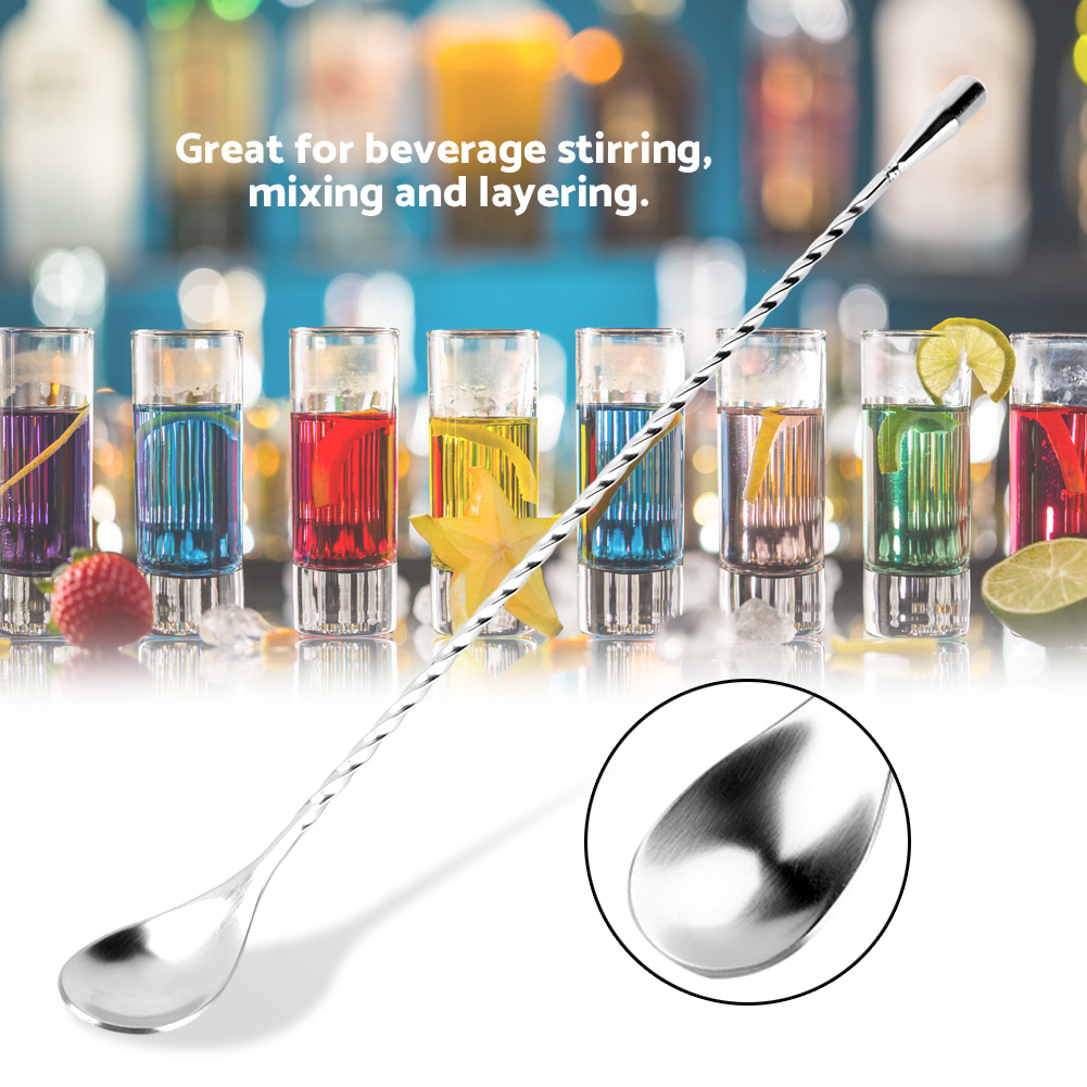 Colher de Mistura de Aço Inoxi - Bar Spoon Twisted avaliação e preço