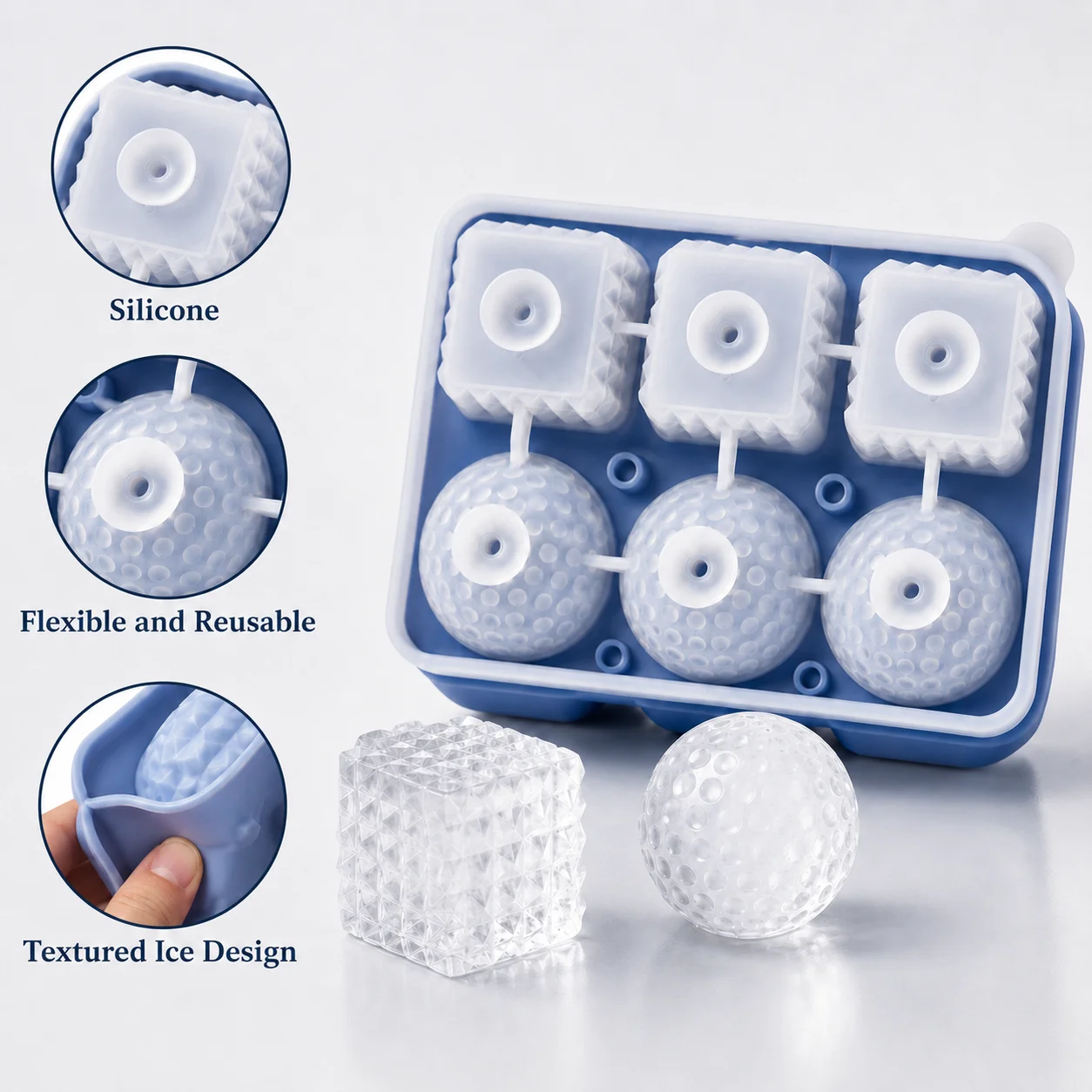 Forma de Gelo de Silicone para - Ice Mold Sphere avaliação e preço