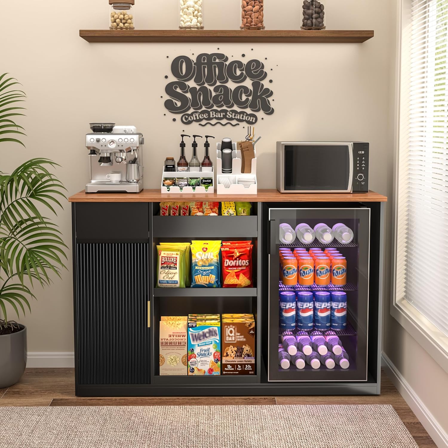 Armário para Lanches com Espaç - Home Bar Shelf avaliação e preço