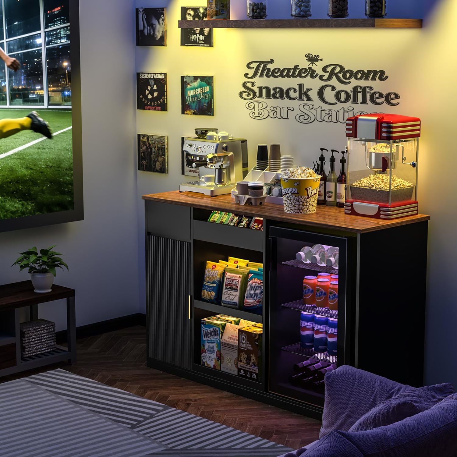 Armário para Lanches com Espaç - Home Bar Shelf avaliação e preço