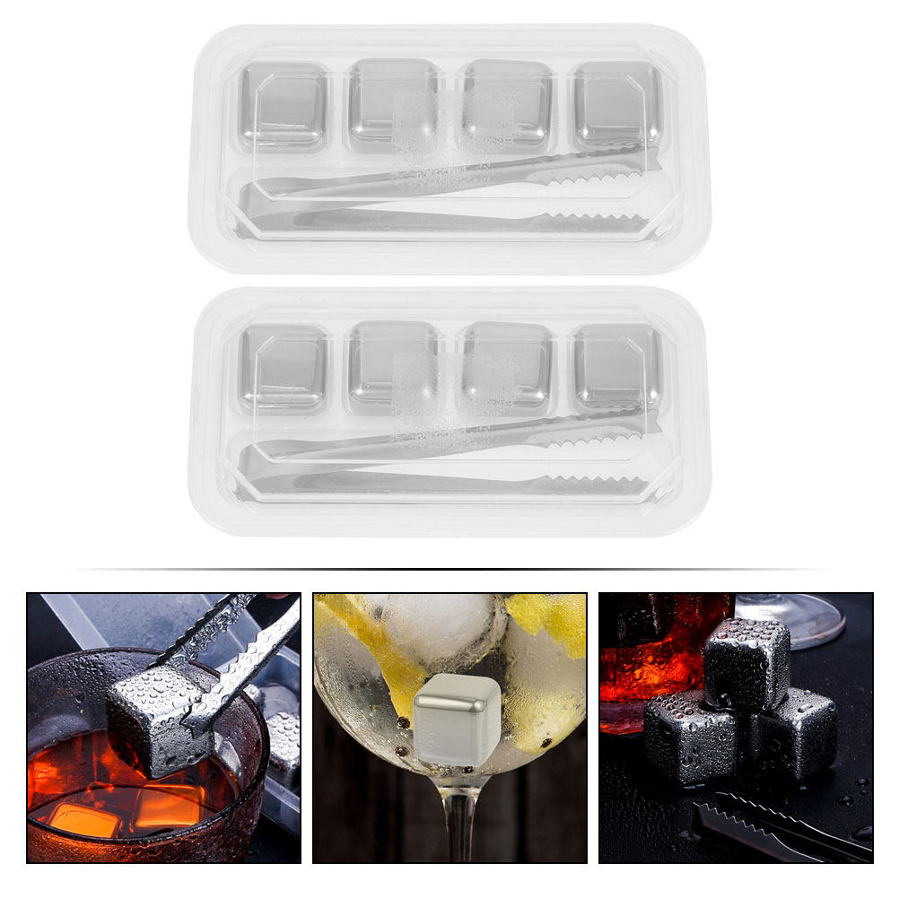 2 Conjuntos de Cubos de Gelo d - Home Bar Set avaliação e preço