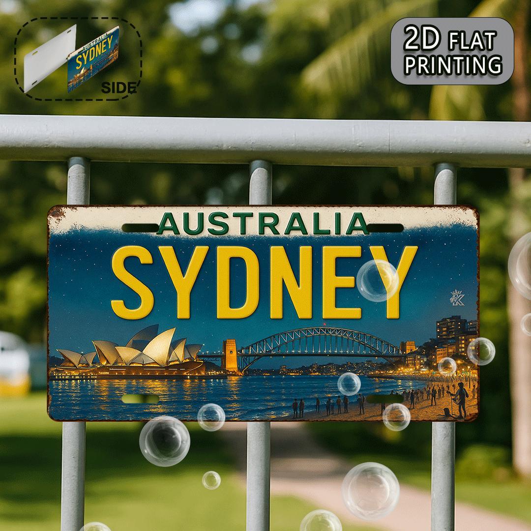 Placa de Metal Vintage da Aust - Home Bar Sydney avaliação e preço