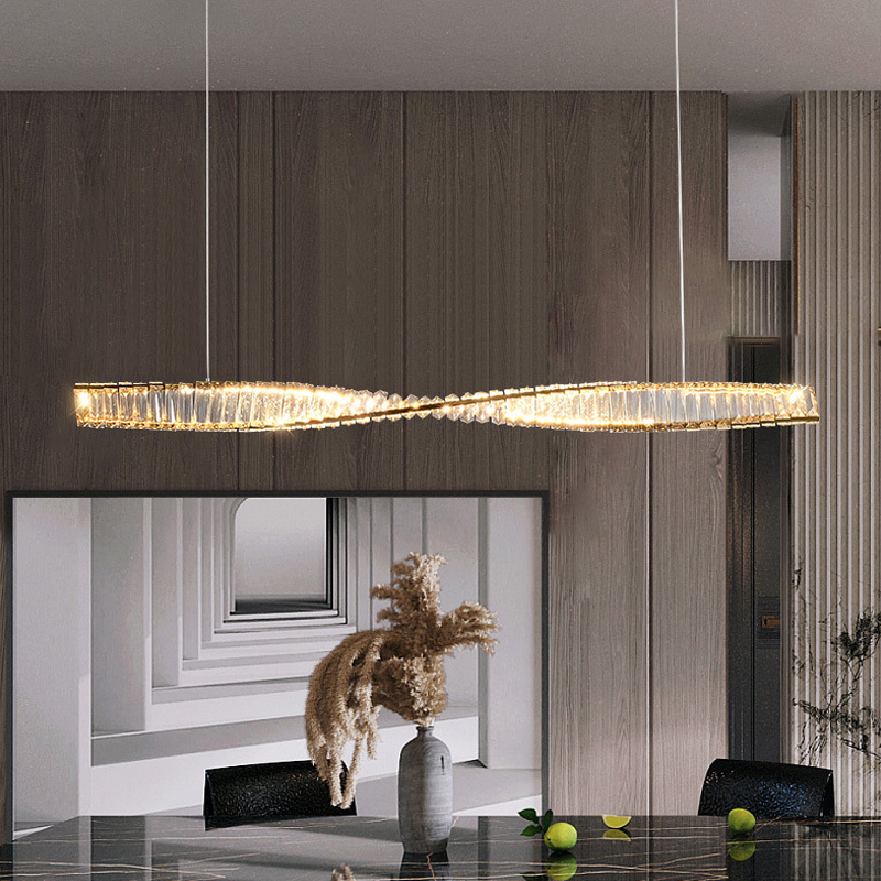 LED Long Strip Crystal Lustres - Home Bar Word avaliação e preço