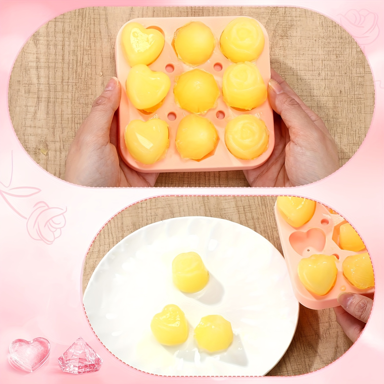 Forma de Gelo em Diamante Cora - Citrus Juicer Bar avaliação e preço