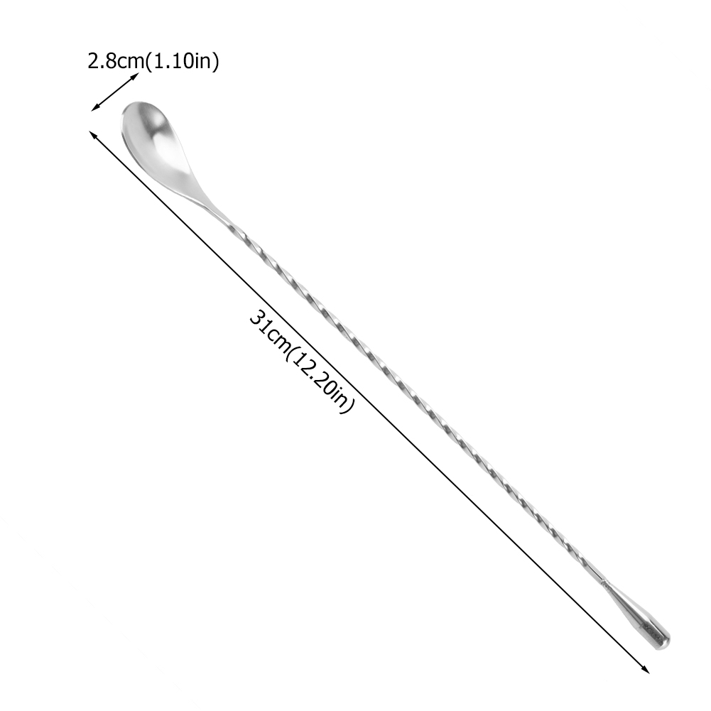 Colher de Bar em Aço Inoxidáve - Bar Spoon Twisted avaliação e preço