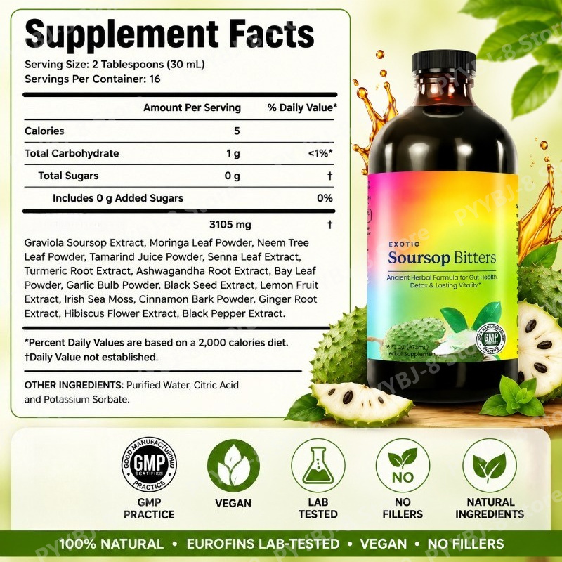 Gotas Líquidas de Soursop Bitt - Bitters Bottle Set avaliação e preço