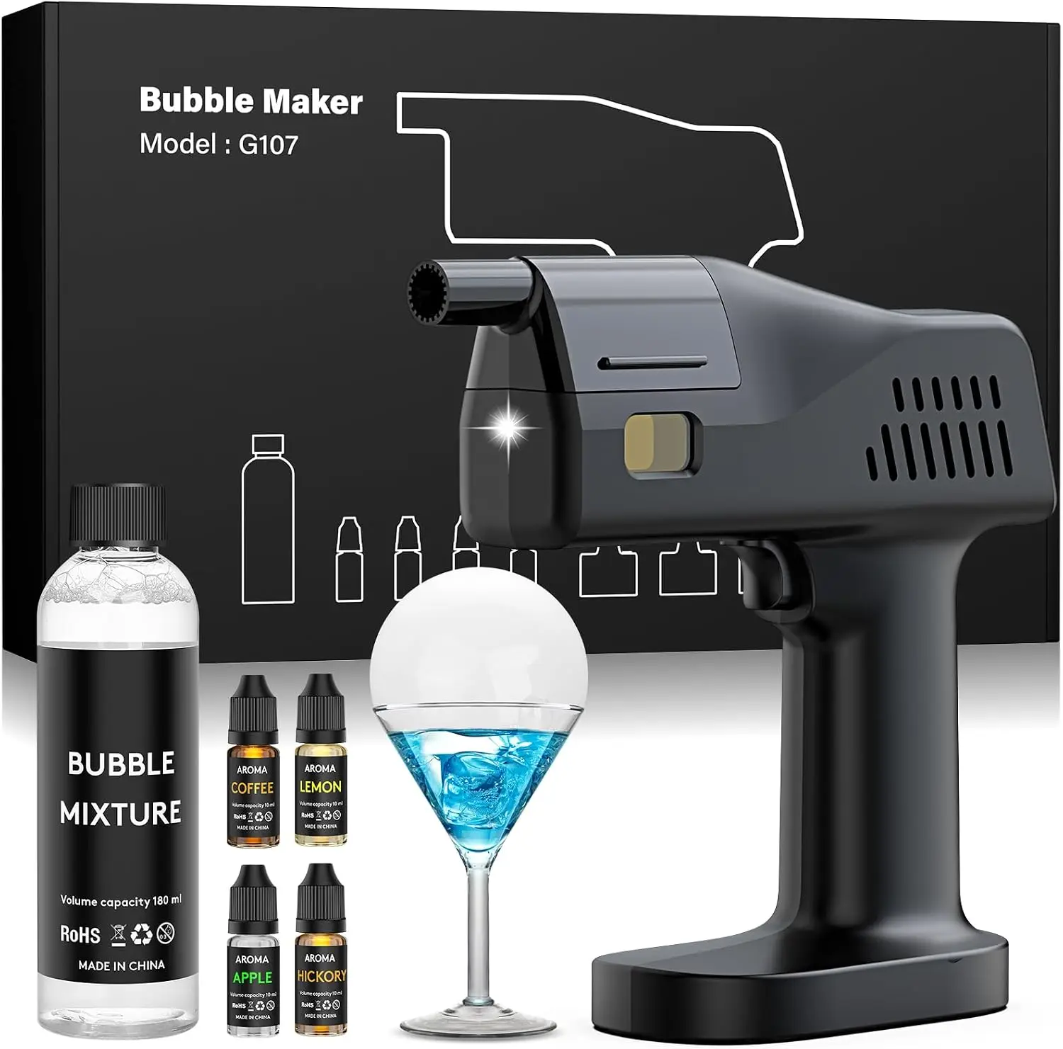 Kit de Pistola de Fumaça e Bol - Smoking Gun Kit avaliação e preço