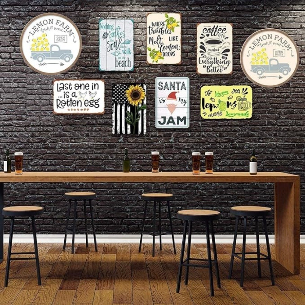CIFBUY Arte de parede de alumí - Home Bar Set avaliação e preço